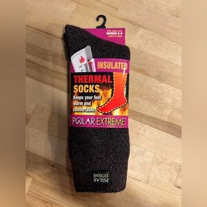 Polar Extreme Women's Moisture Wicking Insulated Thermal Socks Size 5-9